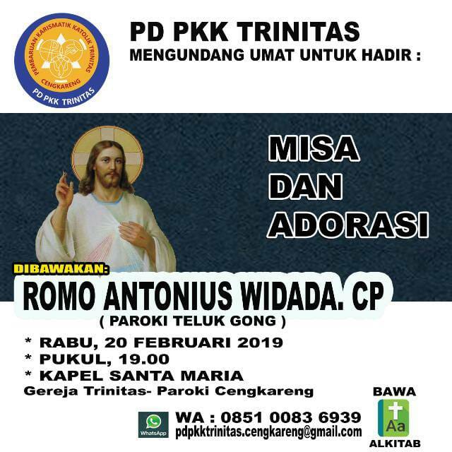 PD PKK Trinitas – Rabu, 20 Februari 2019