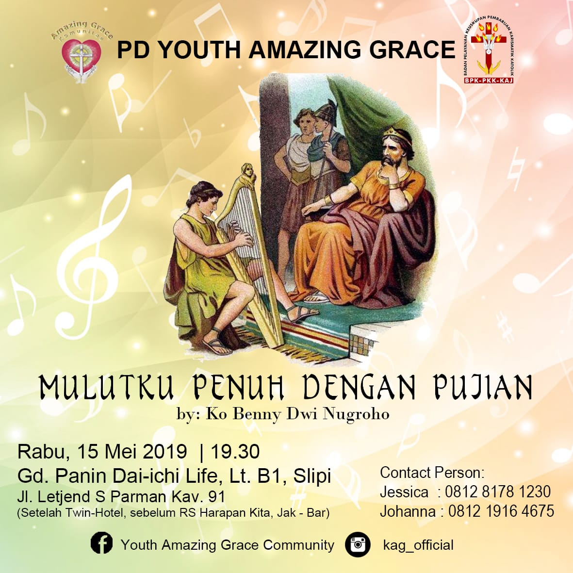 KAG Youth – Rabu, 15 Mei 2019