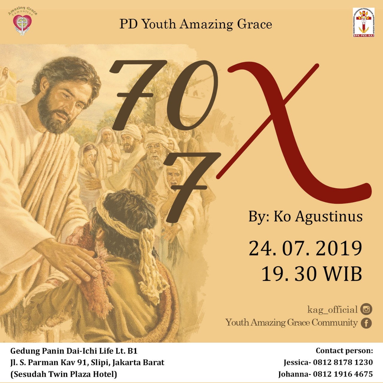 KAG Youth – Rabu, 24 Juli 2019