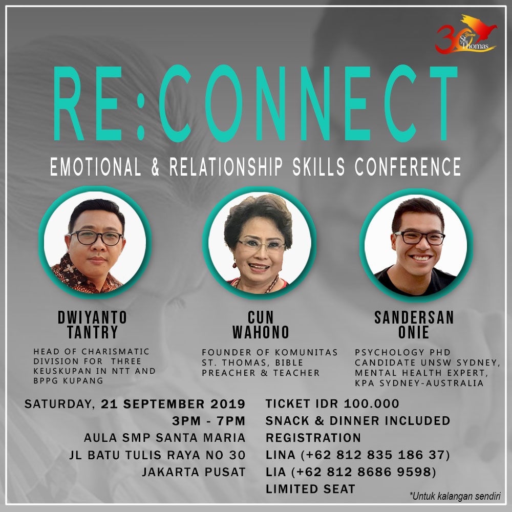 Komunitas St. Thomas – Seminar Relationship and Emotional