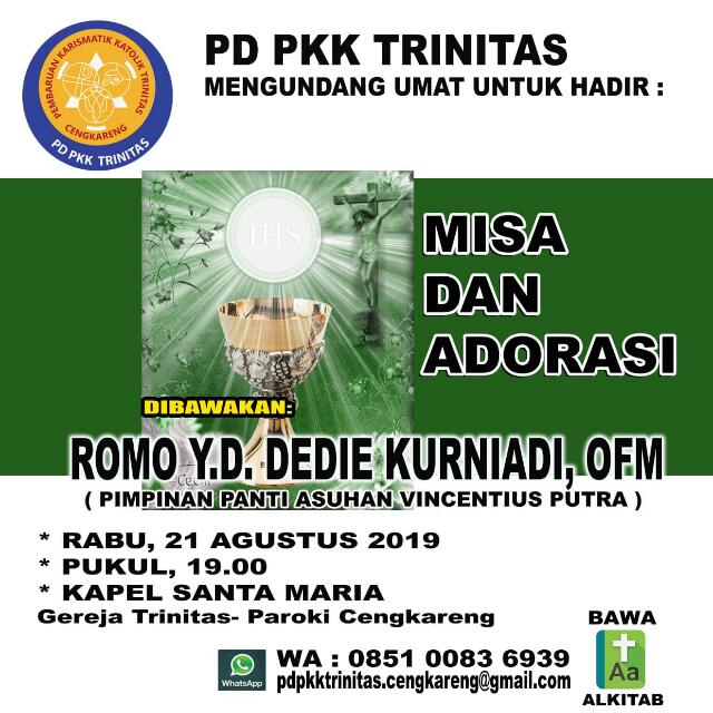 PD PKK Trinitas – Rabu, 21 Agustus 2019