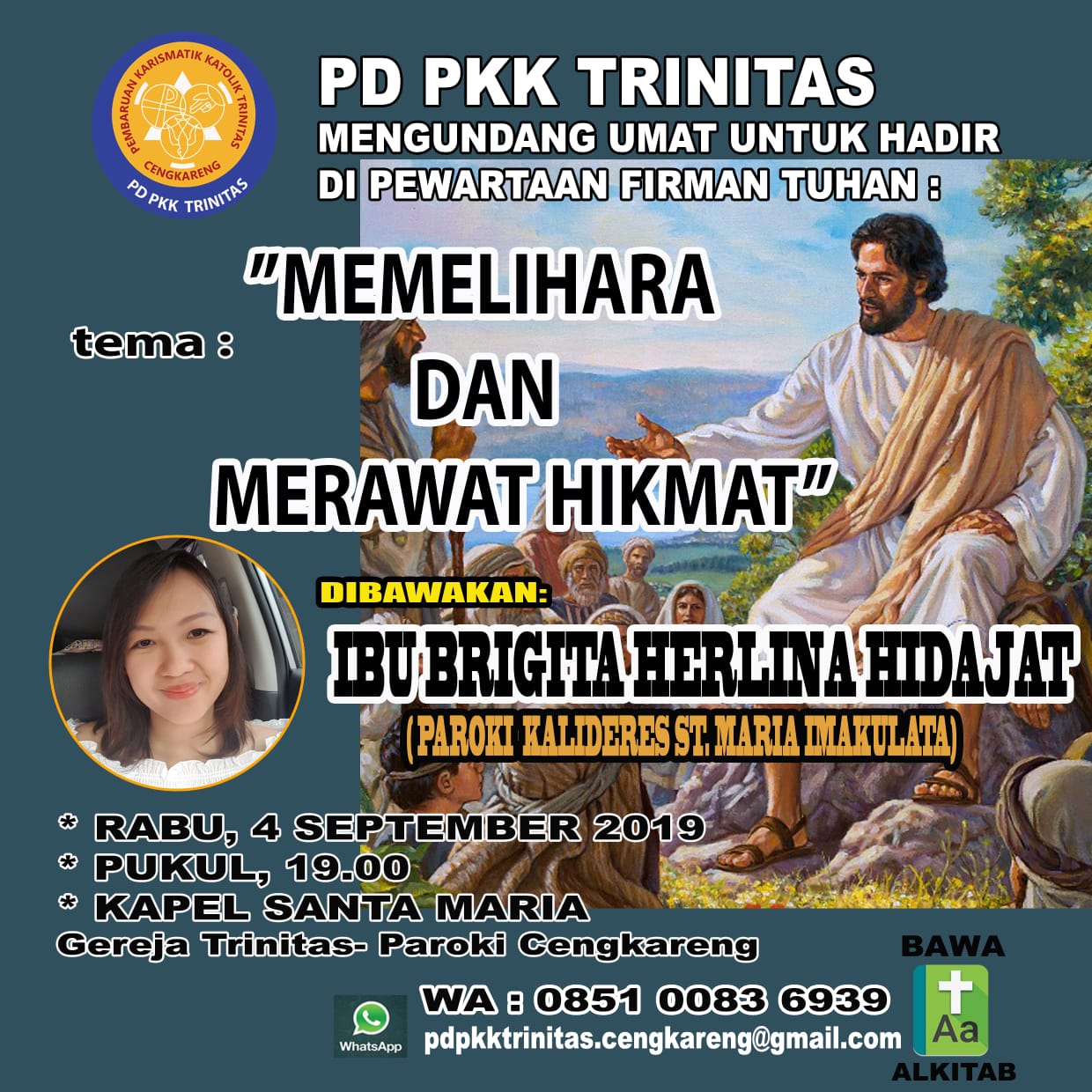 PD PKK Trinitas – Rabu, 04 September 2019