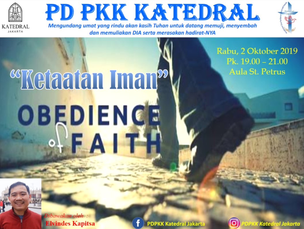 PD PKK Katedral – Rabu, 02 Oktober 2019