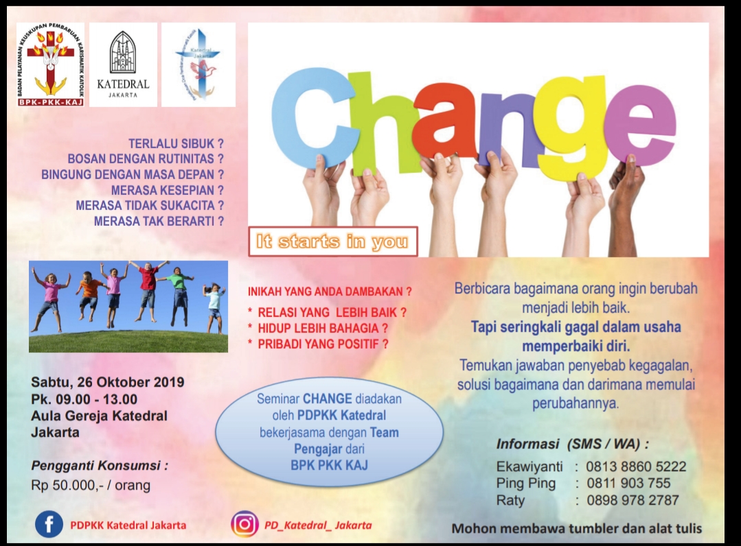 PD PKK Katedral – Seminar Change