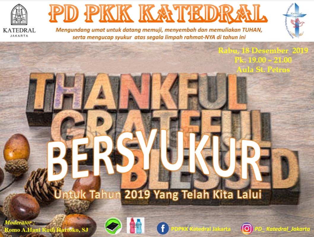 PD PKK Katedral – Rabu, 18 Desember 2019