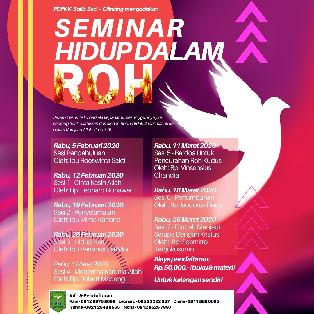 PD PKK Salib Suci Cilincing – Seminar Hidup Dalam Roh (SHDR)