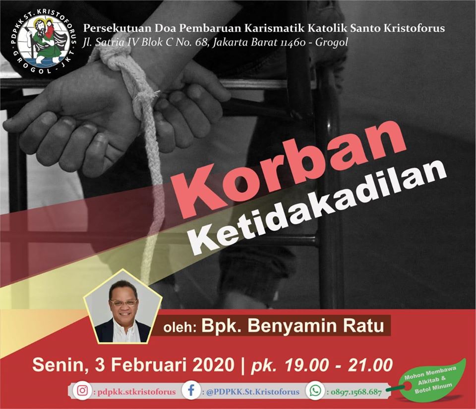 PDPKK St. Kristoforus – Senin, 03 Februari 2020