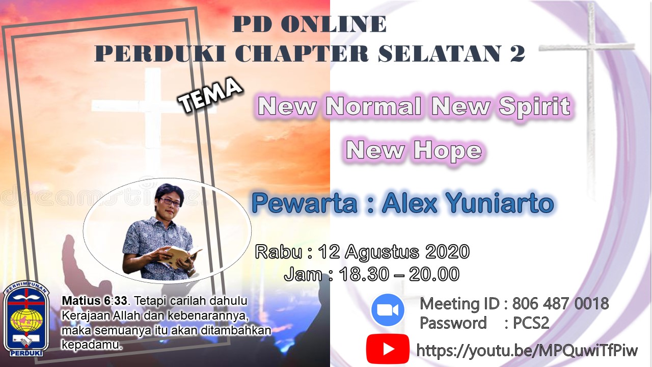 Perduki Chapter Selatan 2 – Rabu, 12 Agustus 2020