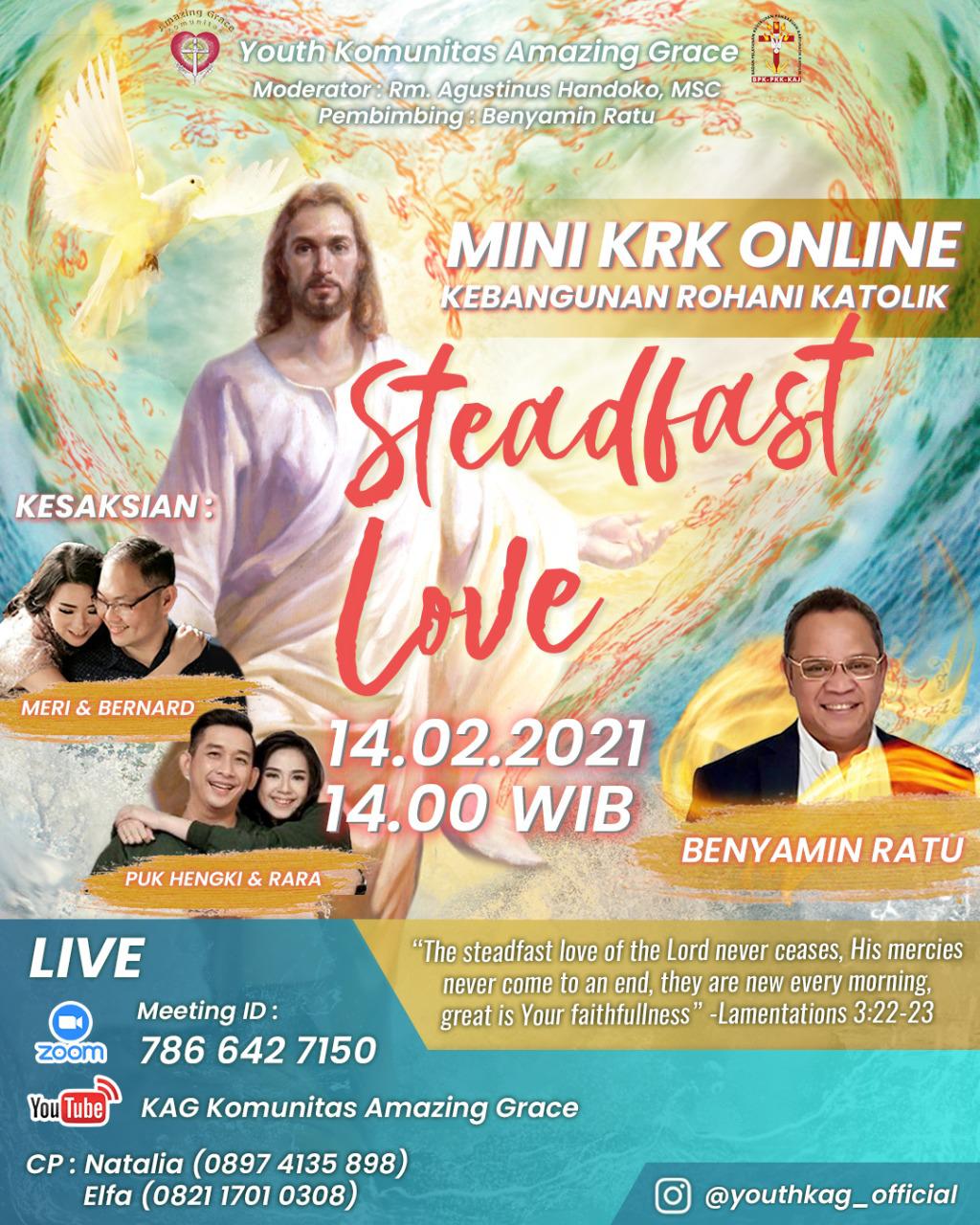 MINI KRK dengan Tema “Steadfast Love”