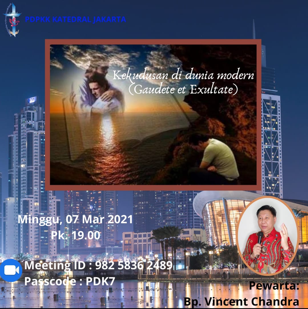 PDPKK Katedral Jakarta is inviting you to a scheduled Zoom worship.