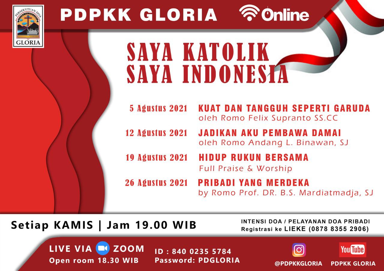 SAYA KATOLIK SAYA INDONESIA