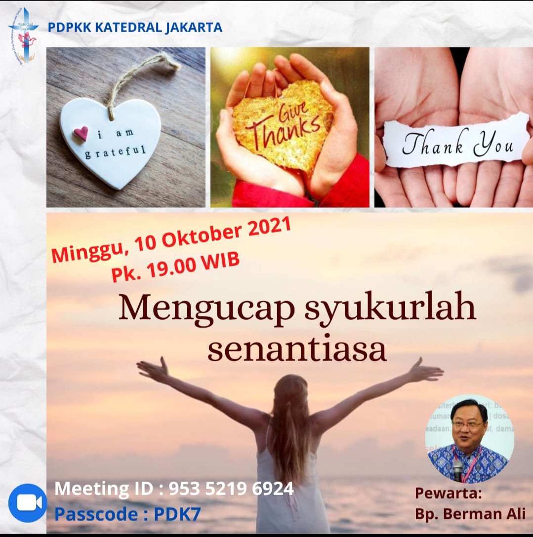 Mengucap syukurlah senantiasa