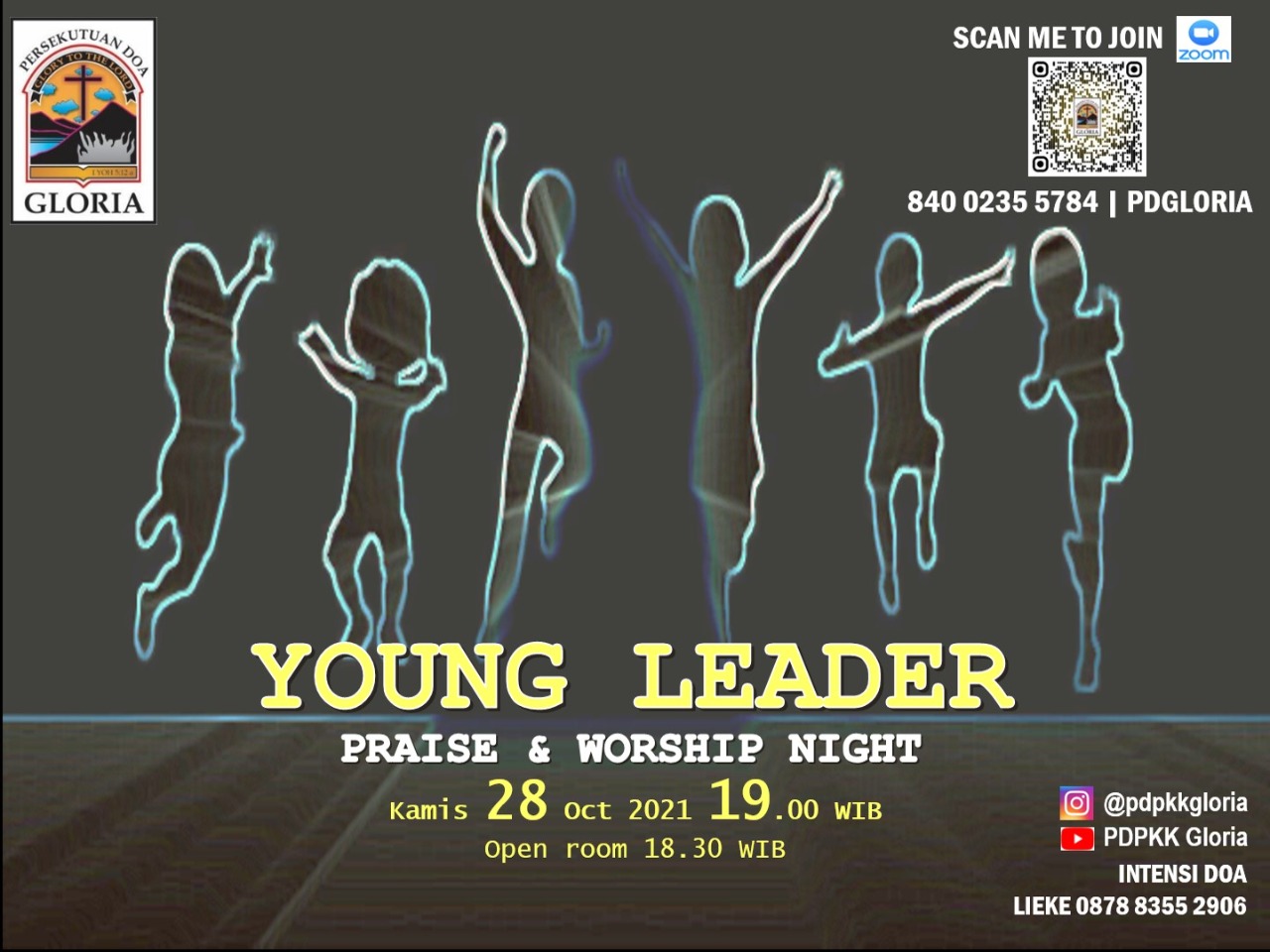 PRAISE & WORSHIP NIGHT dengan tema ”YOUNG LEADER” tepat di hari SUMPAH PEMUDA