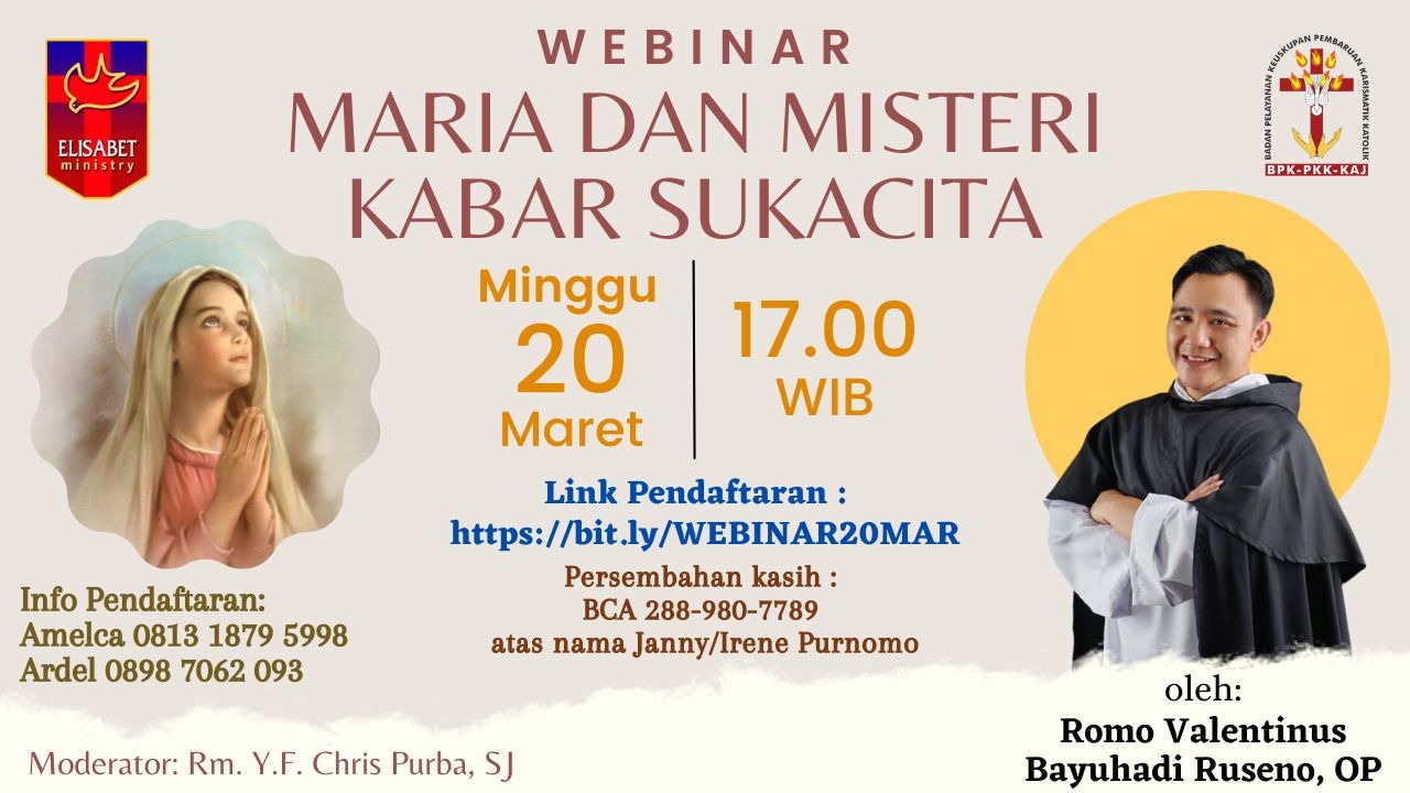 Webinar “Misteri Kabar Sukacita”