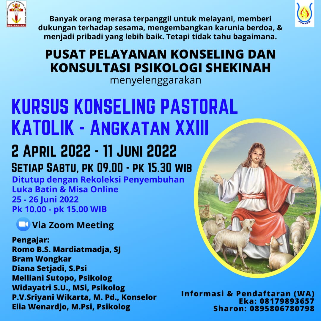 KURSUS KONSELING PASTORAL KATOLIK