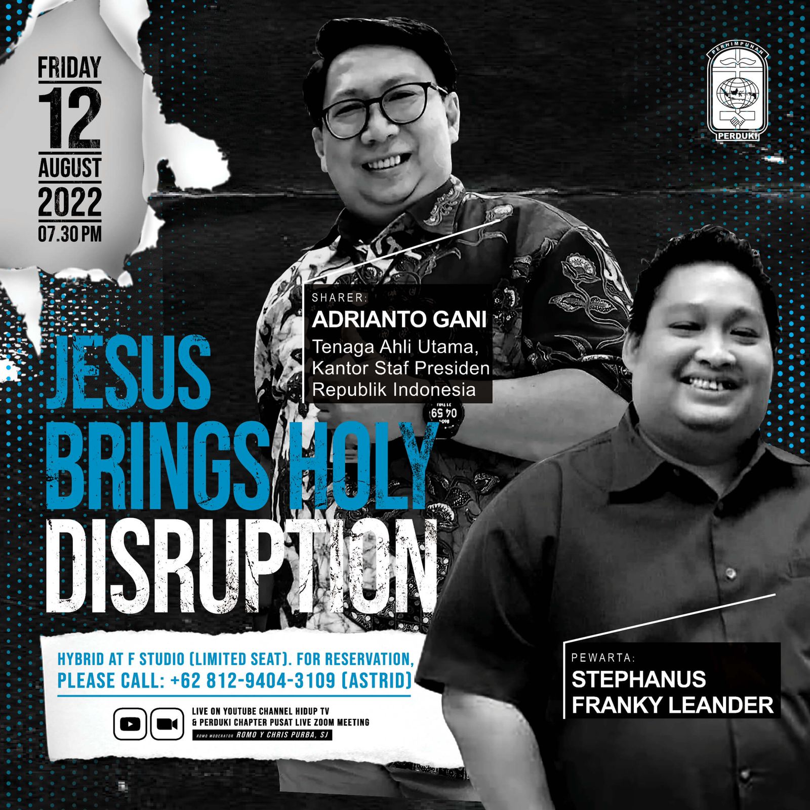 JESUS BRINGS HOLY DISRUPTION