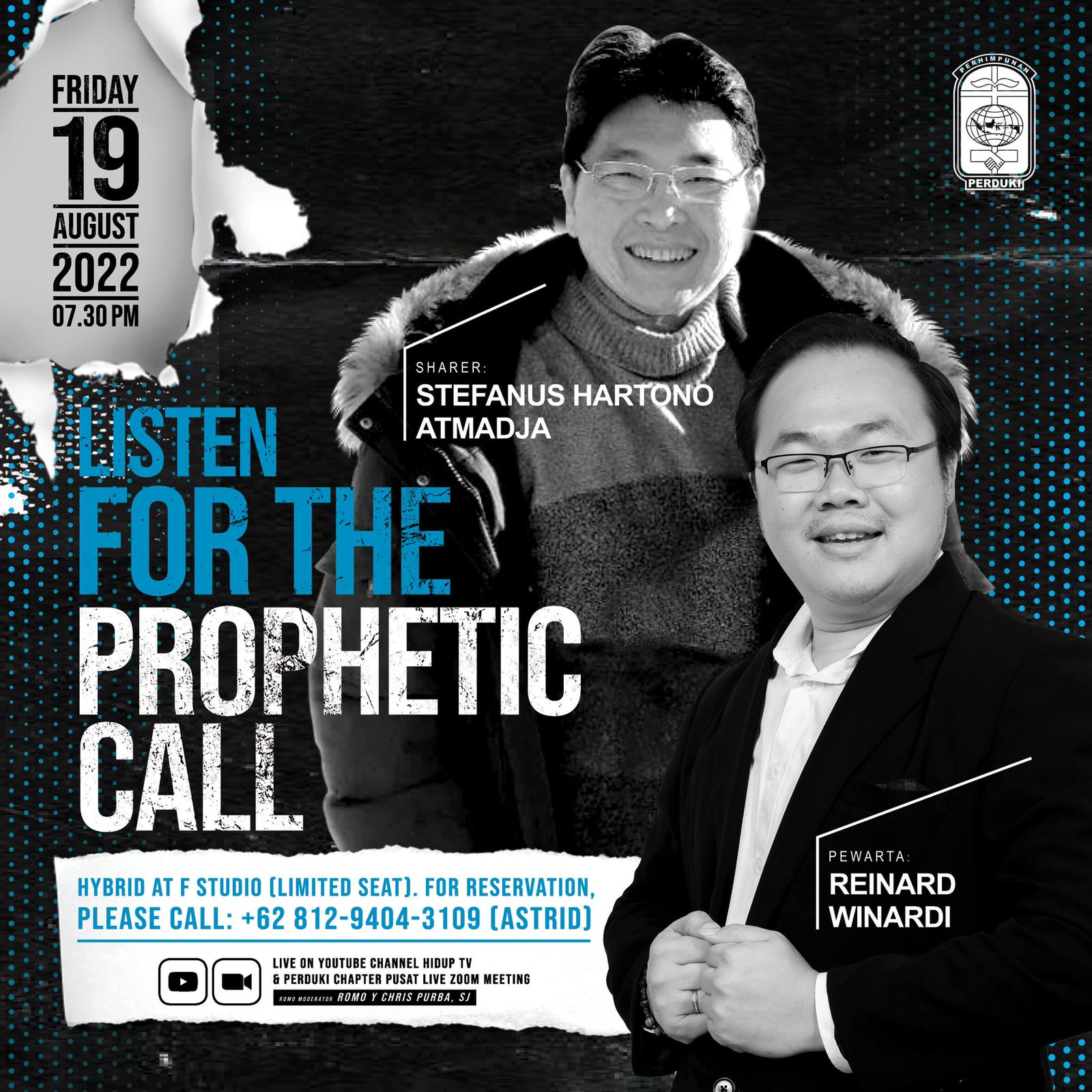 LISTEN FOR THE PROPHETIC CALL